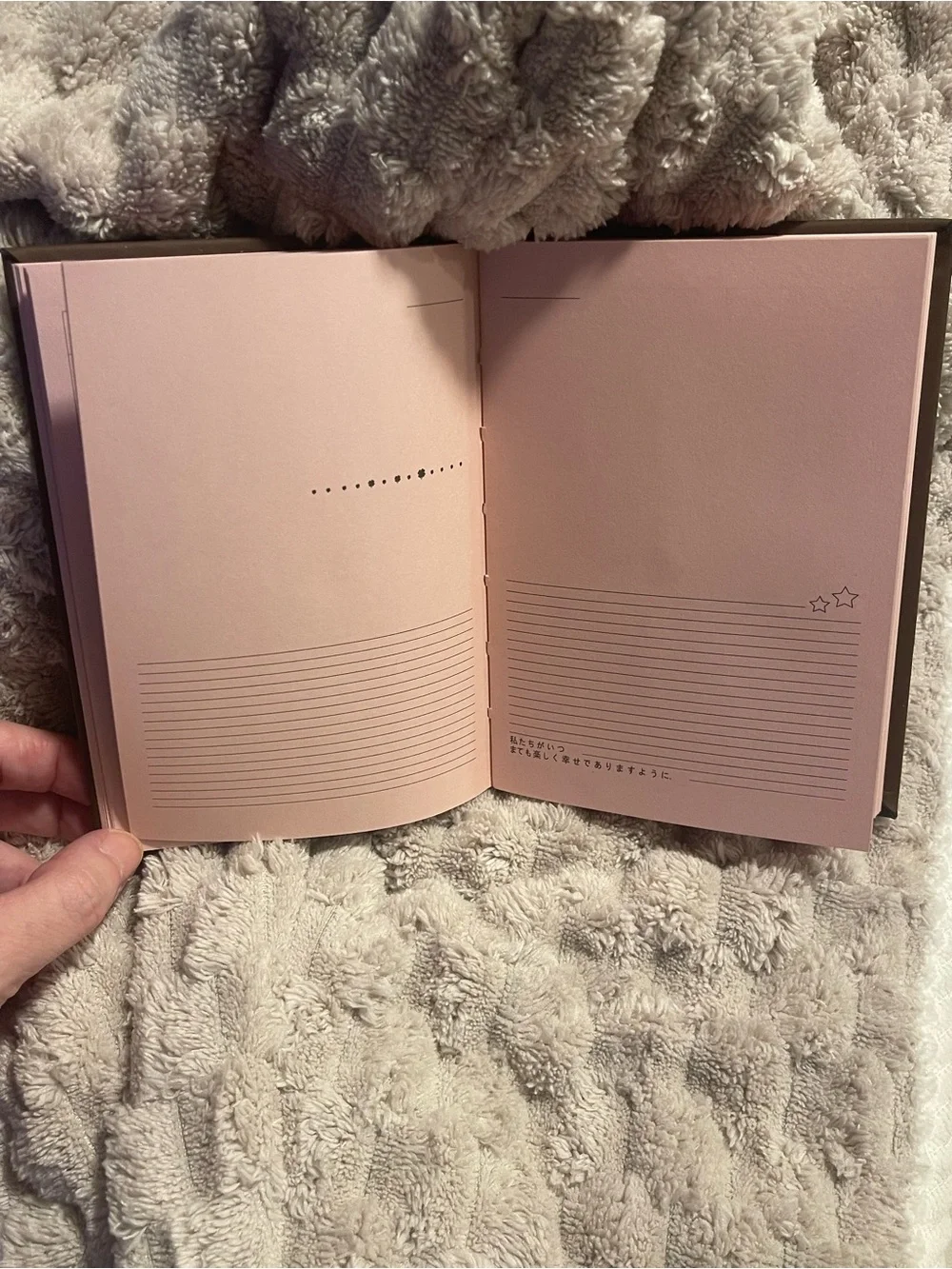 Luxury Brown Notebook with Pink Gradient Cherry Design | Pink Paper | 3 Formats